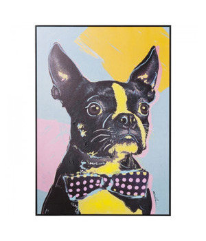 Obraz s ručními tahy Monsieur Toto 102×72 cm